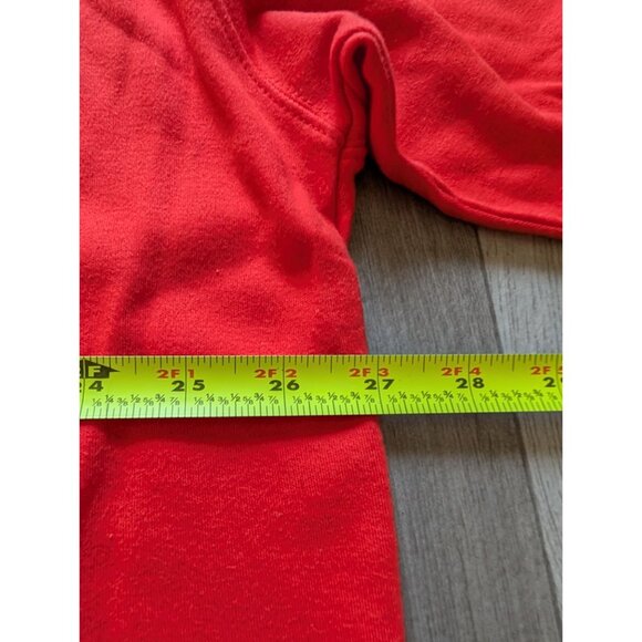 Chaus Woman Red Embroidered Pocket Top 2X Cotton Blend - Picture 5 of 6